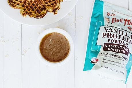 Healthy Waffle Recipe With 3-Ingredient Coconut Syrup