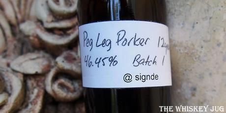 Peg Leg Porker 12 Years Label