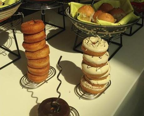 Iced donuts, patisserie Kigali Marriott 5 star breakfast
