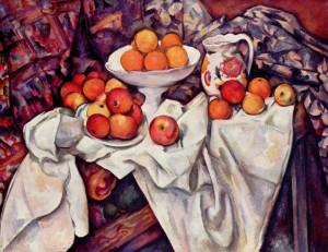 Cezanne's still life with Apples & Oranges