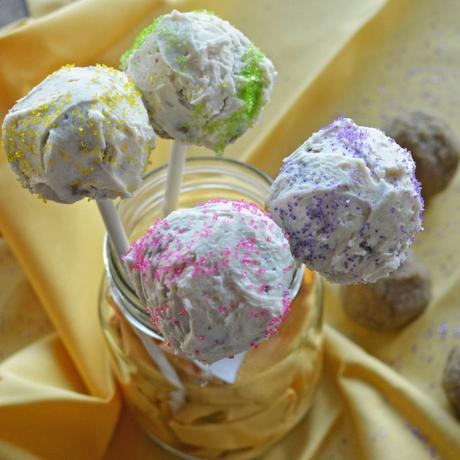 No Bake Gluten Free Cake Pops (vegan)