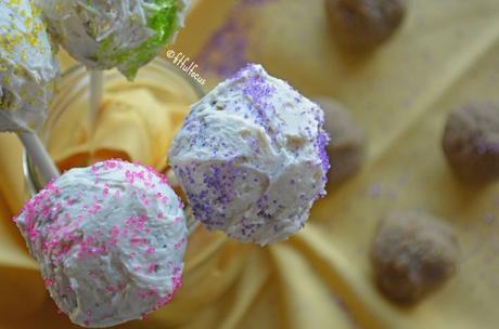 No Bake Gluten Free Cake Pops (vegan)