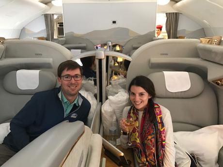 Emirates First Class Review JFK alt=