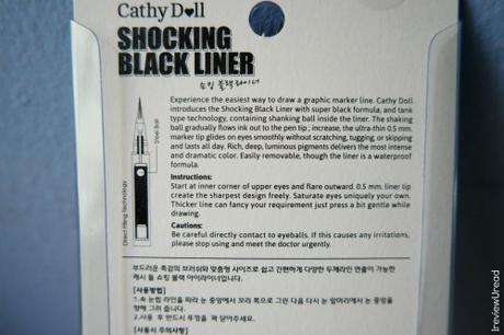 Cathy Doll’s Shocking Black Liner review