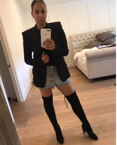 Tia Mowry Shows Off 20 lb. Weight Loss Credits Cookbook “Whole New You”
