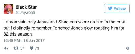 LeBron James “Only Jesus Christ & Shaquille O’Neal In They Prime” Could Score On Him LeBron James “Only Jesus Christ & Shaquille O’Neal In They Prime” Could Score On Him