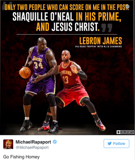 LeBron James “Only Jesus Christ & Shaquille O’Neal In They Prime” Could Score On Him LeBron James “Only Jesus Christ & Shaquille O’Neal In They Prime” Could Score On Him