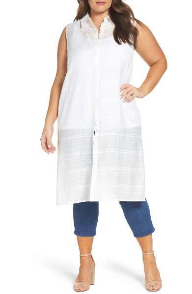 Foxcroft striped tunic on sale, for details check une femme d'un certain age