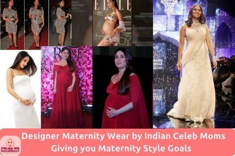27 Designer Maternity Wear by Indian Celeb Moms Giving you Maternity Style Goals