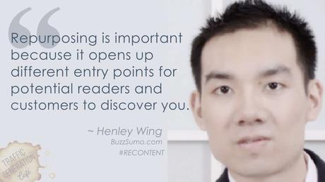 content repurposing by Henley Wing