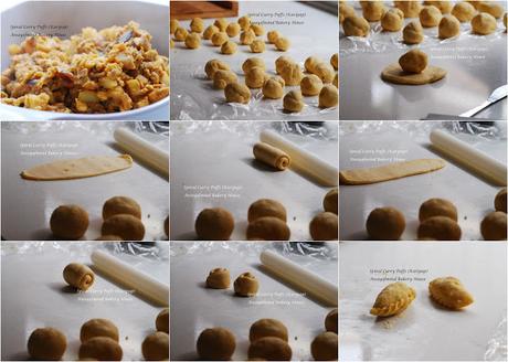 Spiral Curry Puffs (Karipap Pusing) 螺旋咖哩角