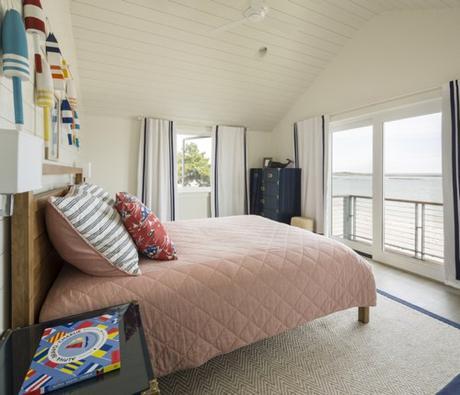 Beach House Boys Room With Ocean View And Lobster Theme