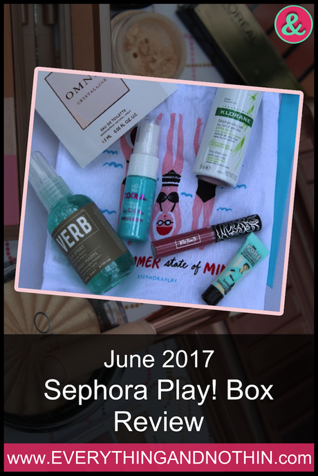 June 2017 Sephora Play! Box Review