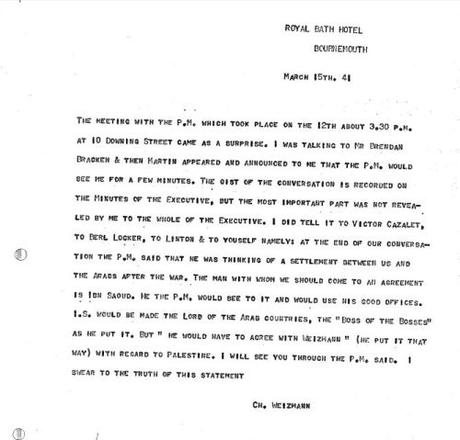 The Deep Ties Between the  Jews and the House of Saud Go Back Over 75 Years