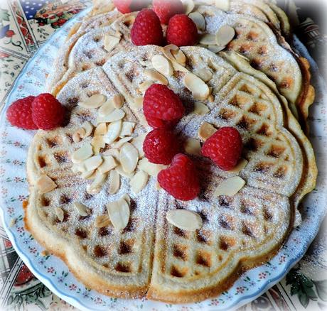 Toasted Almond Waffles