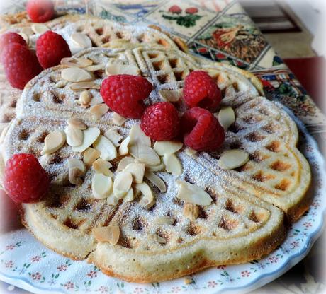 Toasted Almond Waffles