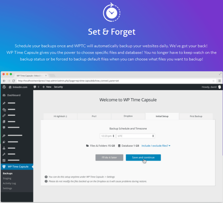 WP Time Capsule Review – The Only Backup Solution You Need ?