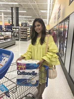 cottonelle clean care mega pack, linqia post, summer hacks , time saving hacks, make room in bathroon, saumya shiohare, sammy 