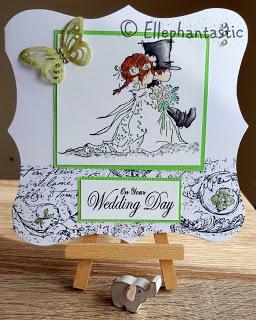 A wedding card order from this morning