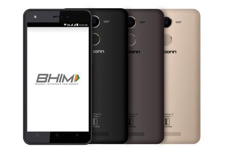 Karbonn K9 Kavach 4G integrated with BHIM @KarbonnSmart