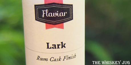 Lark Rum Cask Finish Label