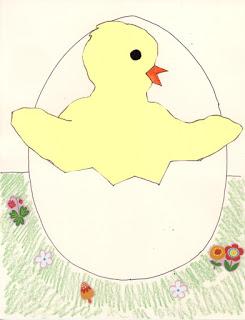 Egg-Citing Activities for Kids, Part 4: Cut-Out Hatching Chick Art Project