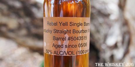 Rebel Yell 10 Years Single Barrel 2017 Label