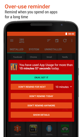 App Usage – Manage/Track Usage