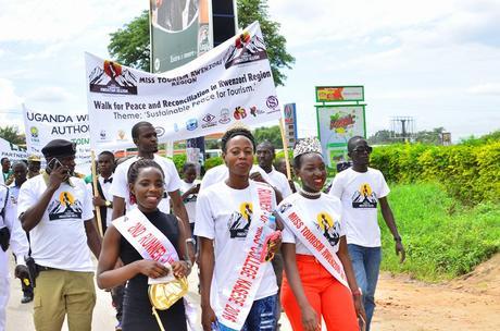 Walk for Peace and Reconciliation in the Rwenzori Region. Photo L-Joe Experience Lyadda Joseph Joe