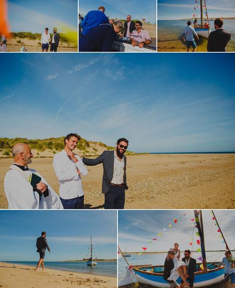 NORFOLK BEACH WEDDING | CAT + ALEX