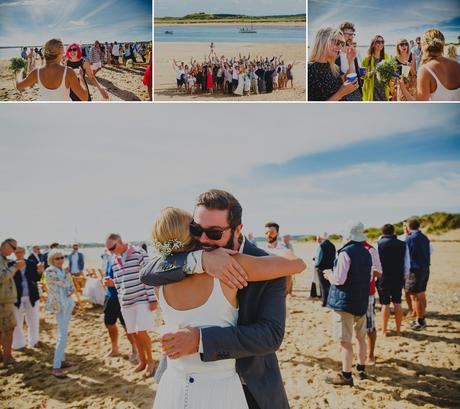 NORFOLK BEACH WEDDING | CAT + ALEX