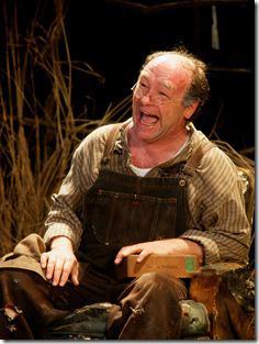 Brad Armacost as patriarch Phil Hogan in Seanachaí Theatre Company’s production of A MOON FOR THE MISBEGOTTEN by Eugene O’Neill, directed by Kevin Theis at The Irish American Heritage Center. 