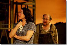 from left, Josie Hogan (Carolyn Klein) vainly hides her heart’s pain from father Phil Hogan (Brad Armacost) in Seanachaí Theatre Company’s production of A MOON FOR THE MISBEGOTTEN by Eugene O’Neill, directed by Kevin Theis at The Irish American Heritage Center. Opens Saturday, March 24th; closes Sunday April 29th, 2012. For tickets and more information visit www.seanachai.org or call (866) 811-4111. Photograph courtesy of Jackie Jasperson.