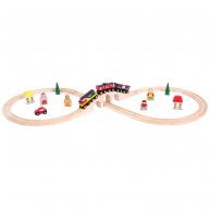 Review:{Big Jigs Wooden Rail CN Figure of 8 Train Set}