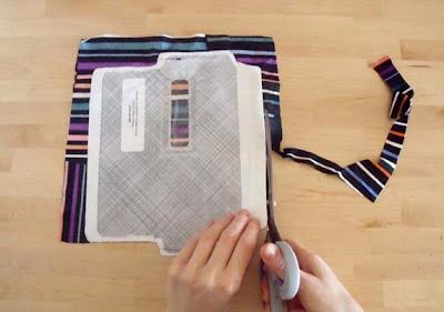 How-Tuesday: Fabric Scrap Envelopes