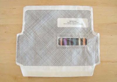 How-Tuesday: Fabric Scrap Envelopes