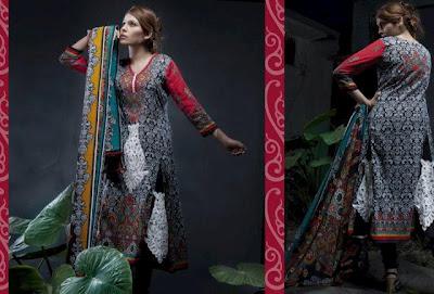 Eiza Lawn Collection For Summer 2012 By UA Textiles
