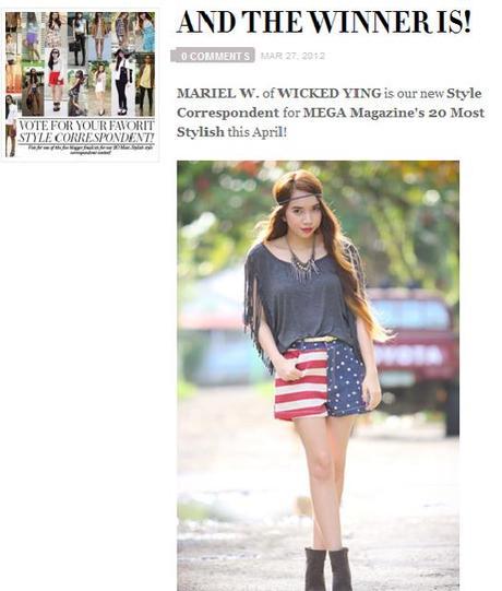 I’m MEGA Magazine’s 5th Style Correspondent