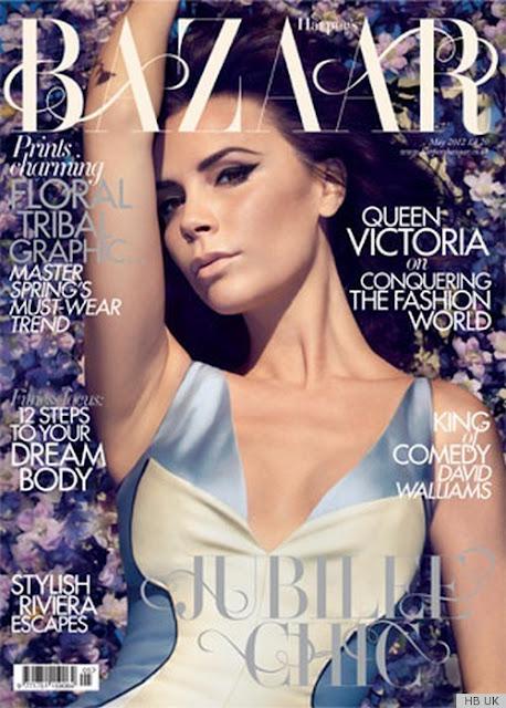 Victoria Beckham covers Harpers Bazaar UK May 2012