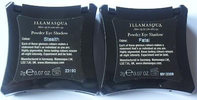 illamasqua eyeshadows.