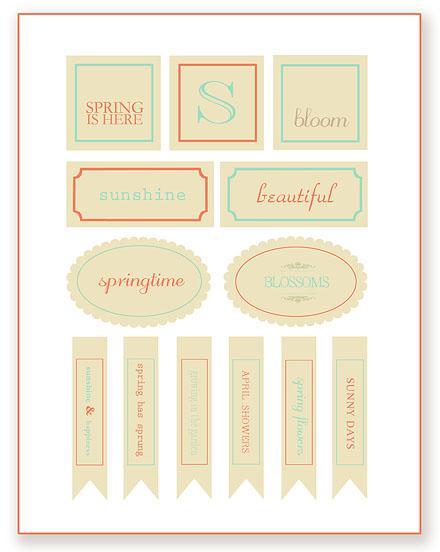 Free Printable Friday:  Spring!