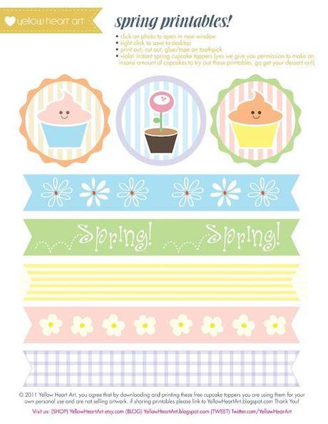 Free Printable Friday:  Spring!