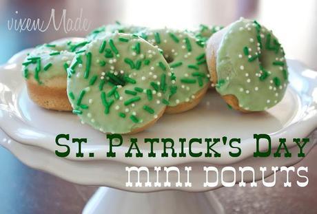 St. Patrick's Day Mini Donuts