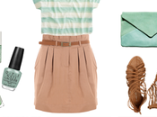 Seafoam Beige Stripes…