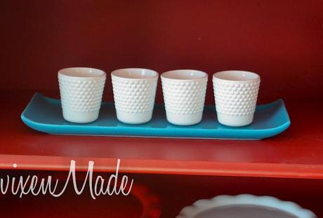 White Hobnail Votives