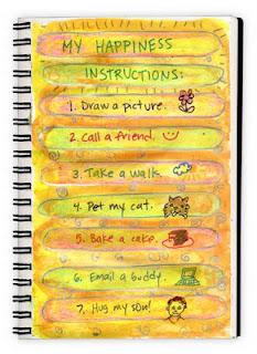 Art Journal ”Happiness List”