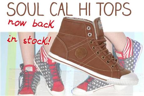 Soul Cal Women's Hi Tops Are Back 