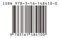 EAN-13 bar code of ISBN-13 in compliance with ...