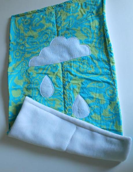 Sew For Yourself: Rain Cloud Burp Cloth