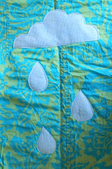 Sew For Yourself: Rain Cloud Burp Cloth